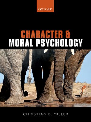 cover image of Character and Moral Psychology